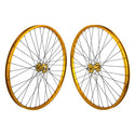 SE Bikes 29in Wheel Set Wheel, Set, 1s FW, 100 - 110mm, B/O 3/8, 36H, Gold