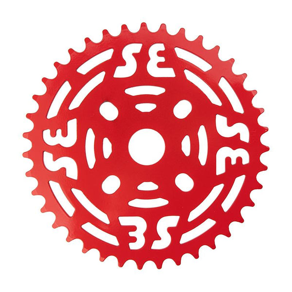 SE Bikes One Piece Steel Chainring, 1pc, 39T, Red
