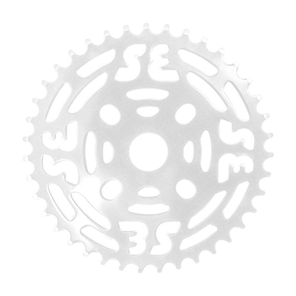 SE Bikes One Piece Steel Chainring, 1pc, 39T, White