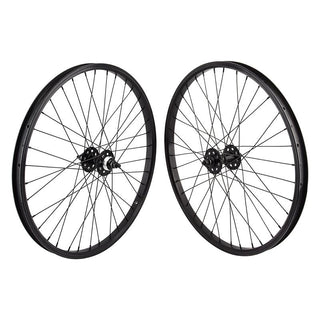 SE Bikes SE Bikes 24in Wheel Set Wheel, Set, 1s FW, 100 - 110mm, B/O 3/8, 36H, Black