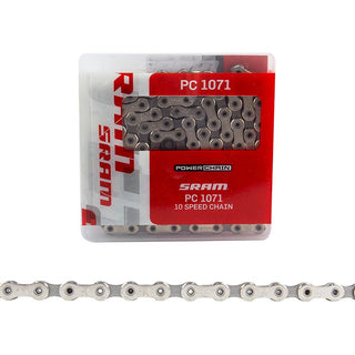 SRAM PC1071 Hollow Pin Chain, 10sp, 1/2 x 11/128, 114L, Silver/Grey
