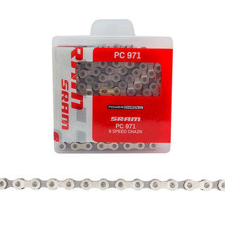SRAM PC971 Chain, 9sp, 1/2 x 11/128, 114L, Silver/Grey