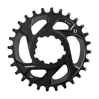 SRAM X-Sync Steel Direct Mount Chainrings, Direct Mount, 28T, Black