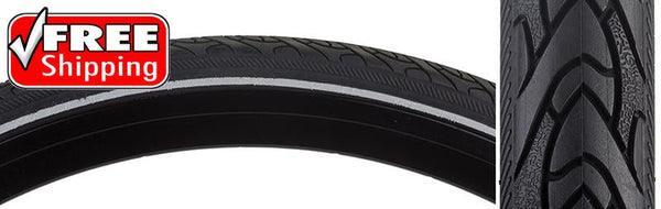 Sunlite Classic Otis CST1777 Tire, 700C x 32mm, Wire, Belted, Black/Gum