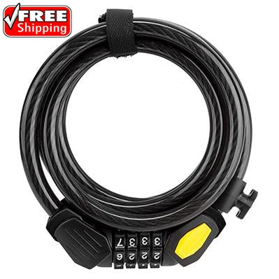 Sunlite Defender Combo Cable Lock, 6'