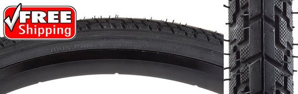 Sunlite Hybrid CST979 Tire, 700C x 35mm, Wire, Black