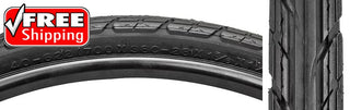 Sunlite Hybrid Eurotour Tire, 700C x 38mm, Wire, Black