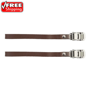 Sunlite Leather Toe Straps, 420mm, Brown