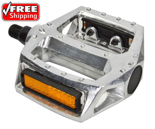 Sunlite MX Alloy Pedals, 1/2 in., Silver