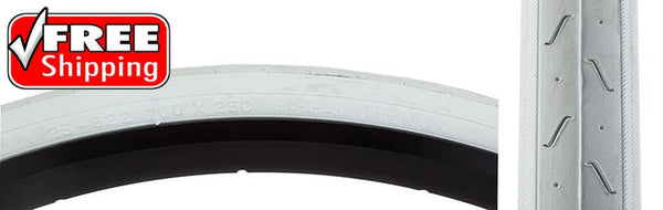 Sunlite Super HP CST740 Tire, 700C x 25mm, Wire, White
