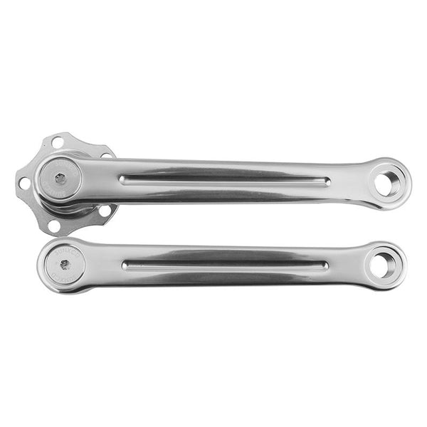 Sunxcd Exceed Crank Arms Crank Arms, 172.5mm, JIS SQR TPR, Silver