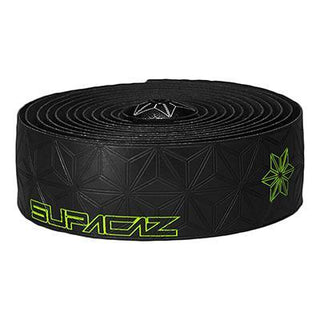 Supacaz Super Sticky Kush Galaxy Bar Tape, Black/Neon Yellow