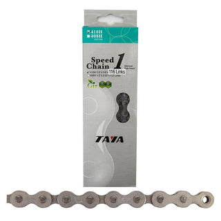 Taya 410H Chain, 1sp, 1/2 x 1/8, 116L, Grey