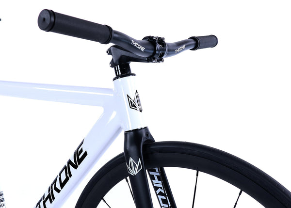 Throne Phantom Complete Track Bike, White