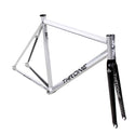 Throne Prism Track Frame with Carbon Alloy Fork - Polished