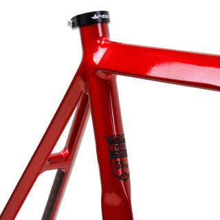 Throne Prism Track Frame with Carbon Alloy Fork - Red
