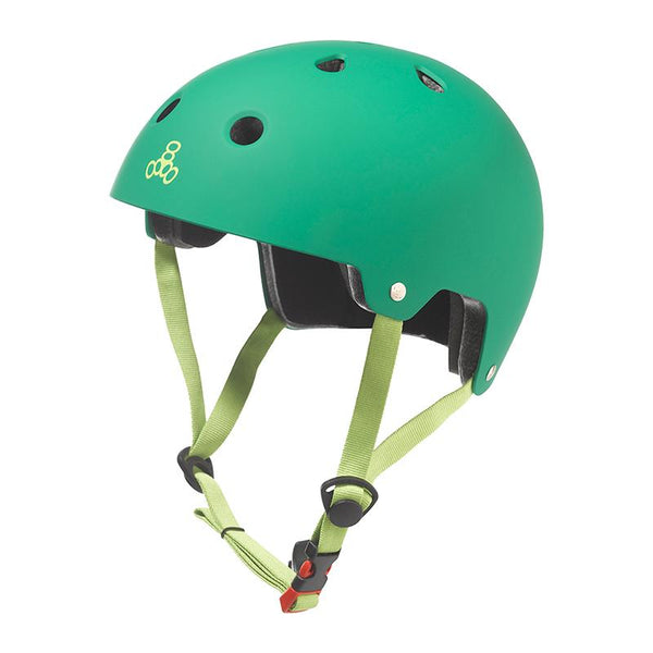 Triple Eight Dual Certified BMX/Skate Helmet, Large/X-Large, Green