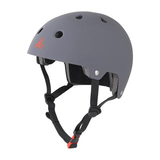 Triple Eight Dual Certified BMX/Skate Helmet, Large/X-Large, Gun Matte