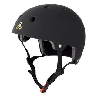 Triple Eight Dual Certified BMX/Skate Helmet, Small/Medium, Black