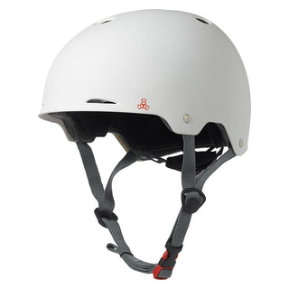 Triple Eight Gotham Dual Certified BMX/Skate Helmet, Small/Medium, White