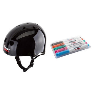 Triple Eight Wipeout Helmet BMX/Skate Helmet, Youth, Black