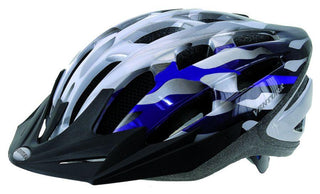 Ventura Silver/Blue In-Mold Helmet in Size M (54-58 cm)