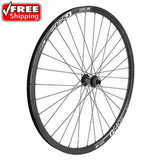 Wheel Master 700C Alloy Gravel Disc Double Wall Wheel, Front, DT G 540, OR8 RD-1120 Sealed, 100mm, Thru 12mm, 32H, Black