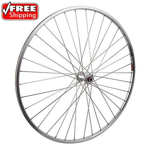 Wheel Master 700C Alloy Road Double Wall Wheel, Front, 100mm, QR, 36H, Silver