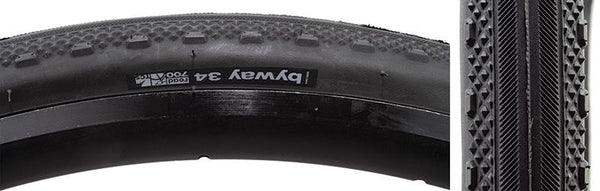 WTB Byway TCS Tire, 700C x 34mm, Tubeless Folding, Black