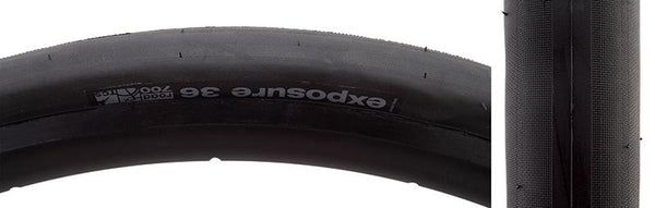 WTB Exposure Road TCS Tire, 700C x 36mm, Tubeless Folding, Black