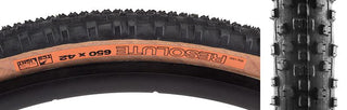 WTB Resolute TCS Light Fast Rolling Tire, 650BC x 42mm, Tubeless Folding, Black/Gum