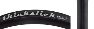 WTB ThickSlick Flat Guard Tire, 700C x 25mm, Wire, Belted, Black
